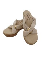 Solid Fabric Slide with Ring Size 6 Island Slipper / ISDSL Solid Fabric Slide with Ring Size 6 Women's sandals