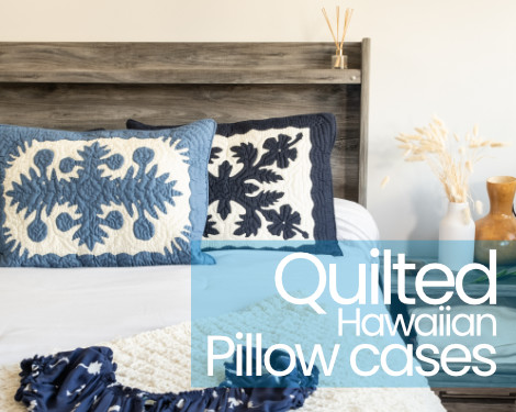 Hawaiian Quilted Pillow Cases