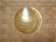 Round Gold Deluxe Big Size Tahitian Shell Ornament