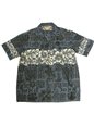 Winnie Fashion Local Aloha Navy Cotton Men&#39;s Hawaiian Shirt