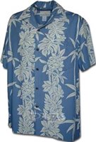 Pacific Legend Slate Rayon Men's Hawaiian Shirt  Hawaiian Shirt