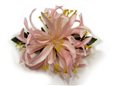 Pink Small Spider Lily Hair Clip 4.5&quot;