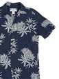Two Palms Pineapple Map Black Rayon Men&#39;s Hawaiian Shirt