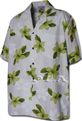 Pacific Legend Plumeria Lime Cotton Boys Junior Hawaiian Shirt