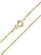 Paradise Collection 14KT Yellow Gold Box Chain 16 inches / 18 inches