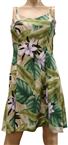 Paradise Found Orchid Jungle/Green Slip Dress