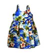 Pacific Legend Diamond Head Blue Cotton Toddlers Hawaiian Bungee Dress