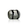 Paradise Collection Sterling Silver with Black Enamel Maile Hawaii Beads Pineapple Pendant