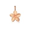 Paradise Collection Sterling Silver with Rose Gold Plumeria Charm