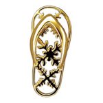 Paradise Collection 14KT Yellow Gold Quilt Slipper Pendant