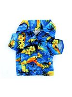 Hawaiian beach Blue Small Dog Hawaiian Shirt