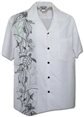Pacific Legend Ocean Panel  Snow Cotton Men&#39;s Hawaiian Shirt