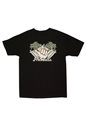 Hang Loose Black Cotton Men&#39;s Hawaiian T-Shirt