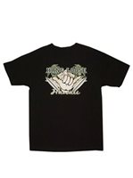 Hang Loose Black Cotton Men's Hawaiian T-Shirt