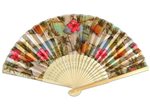 Postcards & Pineapples Tropical Bamboo Fan