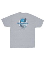 Tonal Hang Loose Gray Men's Hawaiian T-Shirt