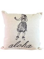 SoHa Living Hula Girl Aloha Pillow Cover