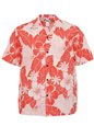 Two Palms Lanai Coral Cotton Men&#39;s Hawaiian Shirt