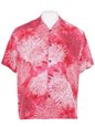Hilo Hattie Coral Coral Rayon Men&#39;s Hawaiian Shirt