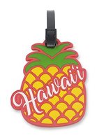 Island Heritage Pineapple Hawaii Pink Luggage Tag