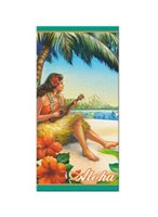 Island Heritage Vintage Hawaii Beach Towel