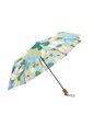 Tropical Monsteria Brown Hawaiian Design Umbrella