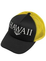 KC Hawaii Black/Yellow Aloha Waves Cap