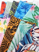 Cotton / Polyester Pre-Cut Hawaiian Fabric 10 pieces set
