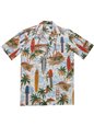Aloha Republic Aloha Republic Surf Sand Cotton Men&#39;s Hawaiian Shirt