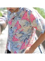 Avanti Wayfinders Tan Silk Men's Hawaiian Shirt