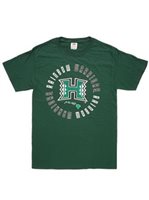 UH UH Circle Mesh Green Men's Hawaiian T-Shirt