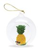 Island Heritage Pineapple Glass Globe Ornaments