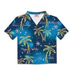 Island Heritage Joyful Palms Aloha Shirt Boxed Christmas Cards