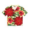 Island Heritage Festive Hibiscus   Cream Aloha Shirt Boxed Christmas Cards
