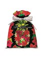 Island Heritage Pineapple Floral Small Foil Drawstring Gift Bag 3-PK