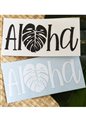 Kawaii Sticker Club Aloha モンステラリーフ ステッカー