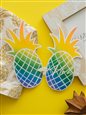 Kawaii Sticker Club Giant Rainbow Pineapple Stickers