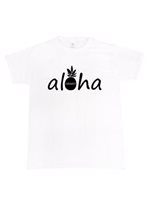 [Exclusive] Honi Pua Aloha Pineapple Black Unisex Hawaiian T-Shirt