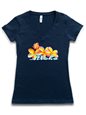 [Exclusive] Honi Pua Plumeria &amp; Aloha Ladies Hawaiian T-Shirt