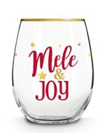 Island Heritage Mele & Joy Stemless Wine Glass