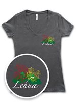 [Exclusive] Honi Pua Lehua Ladies Hawaiian T-Shirt