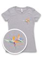[Floral Collection] Honi Pua Bird of Paradise Ladies Hawaiian Crew-neck T-Shirt