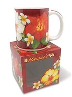Island Heritage Plumeria Hibiscus 10oz Boxed Mug
