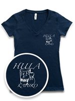 [Brand Collaboration with Kawaili'ula] Honi Pua Hula Kahiko Ladies Hawaiian T-Shirt