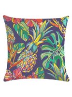 Hawaii Tropical Pineapple Polyester Pillow Cover