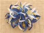 Blue & White Large Spider Lily Hair Clip 6"
