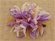 Lavender &amp; White Large Spider Lily Hair Clip 6&quot;