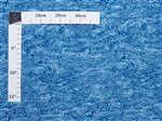 Hawaiian Ocean Wave Blue 100% Cotton AT-190147