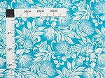 Ohia Lehua Blue & Off-White Poly Cotton Trans-Pacific Textiles, Ltd. / TPTEX Ohia Lehua Blue & Off-White Poly Cotton LW-23-891