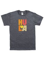 [Hula Collection] Honi Pua HULA Heart Reds  Unisex Hawaiian T-Shirt